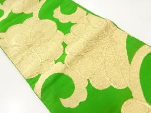 アンティーク　花唐草模様織出し袋帯（材料）